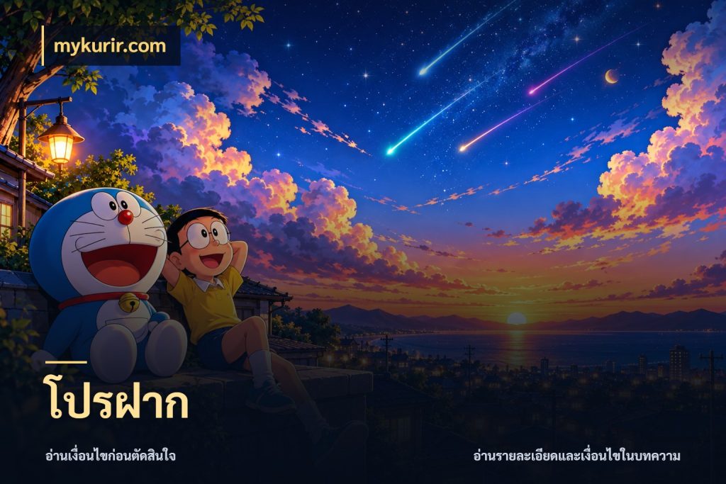 โปรฝาก สีสันของโปรฝากและยอดรับ สไตล์ mykurir.com