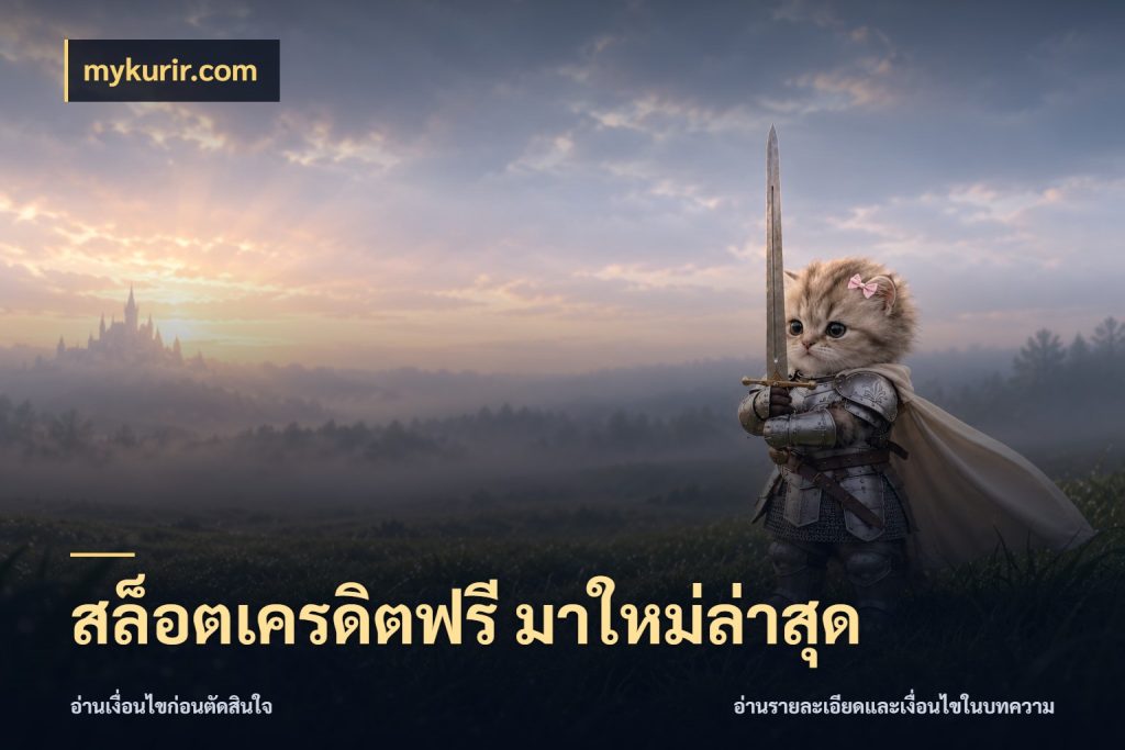 สล็อตเครดิตฟรี มาใหม่ล่าสุด mykurir.com ชนิดเครดิตกับสิทธิ์ที่คุณอยากรู้