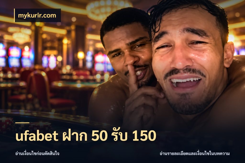ufabet ฝาก 50 รับ 150 รูปแบบโบนัสกับสิทธิ์ของสายเกม ในมุม mykurir.com