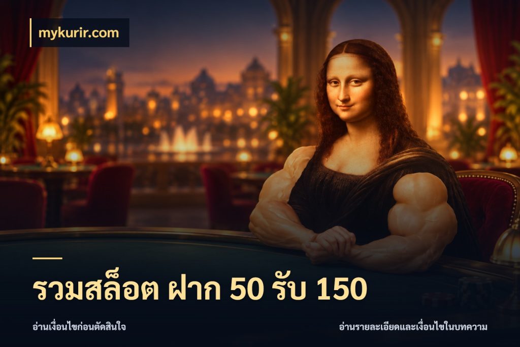 รวมสล็อต ฝาก 50 รับ 150 จุดเด่นของเครดิตที่คนชอบเกมอยากรู้ ในมุม mykurir.com