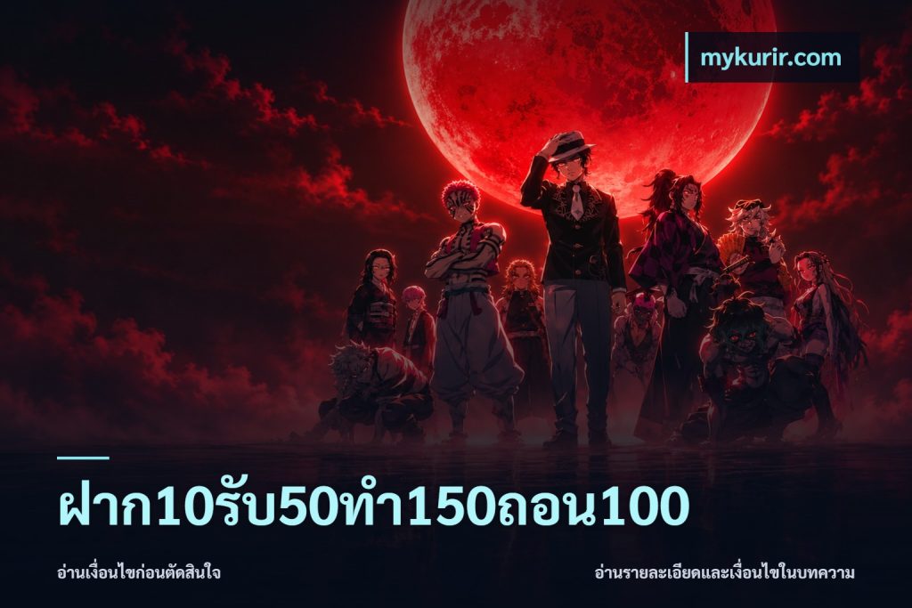 ฝาก10รับ50ทํา150ถอน100