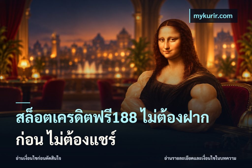 สล็อตเครดิตฟรี188 ไม่ต้องฝาก ก่อน ไม่ต้องแชร์