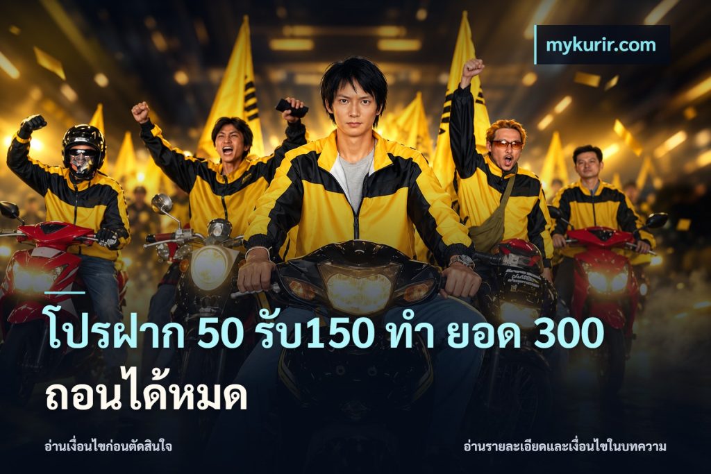 โปรฝาก 50 รับ150 ทํา ยอด 300 ถอนได้หมด