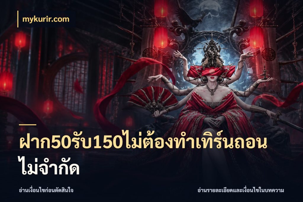 ฝาก50รับ150ไม่ต้องทําเทิร์นถอนไม่จํากัด mykurir.com สายโบนัสเลือกจังหวะสนุกได้อย่างไร