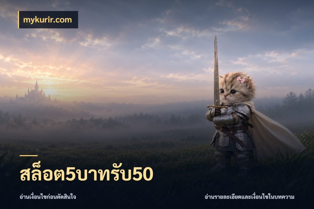 สล็อต5บาทรับ50 จับคู่โบนัสกับสไตล์เกมที่ชอบ ในมุม mykurir.com