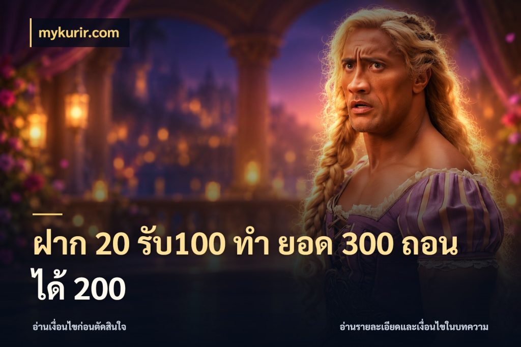ฝาก 20 รับ100 ทํา ยอด 300 ถอนได้ 200 สนุกกับตัวเลือกโปรในสไตล์ของคุณ สไตล์ mykurir.com