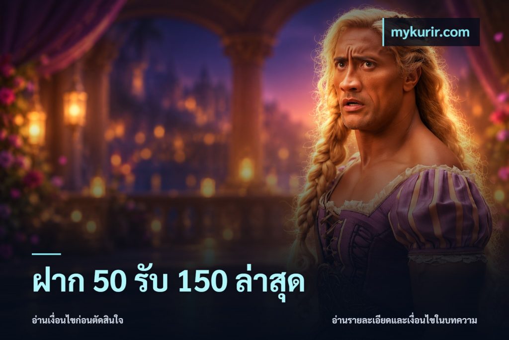 ฝาก 50 รับ 150 ล่าสุด