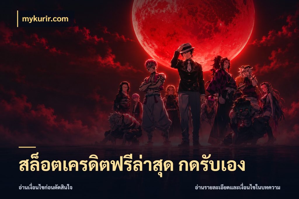 สล็อตเครดิตฟรีล่าสุด กดรับเอง mykurir.com สิทธิ์ที่สายโบนัสสนใจกับวิธีรับ