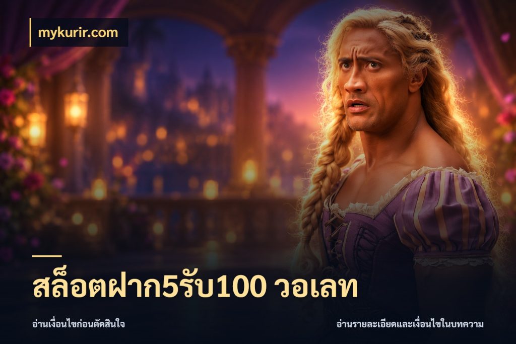 สล็อตฝาก5รับ100 วอเลท รูปแบบโบนัสกับสิทธิ์ของสายเกม ในมุม mykurir.com