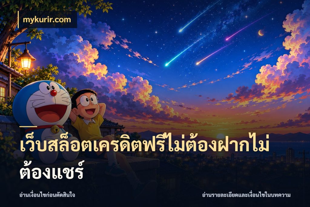 เว็บสล็อตเครดิตฟรีไม่ต้องฝากไม่ต้องแชร์ mykurir.com จากชื่อเครดิตฟรีสู่ความสนุกที่เข้าใจได้