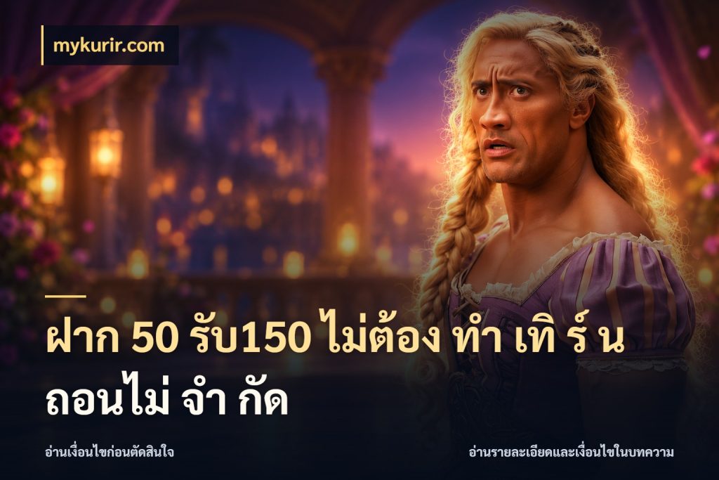 ฝาก 50 รับ150 ไม่ต้อง ทํา เทิ ร์ น ถอนไม่ จํา กัด สนุกกับตัวเลือกโปรในสไตล์ของคุณ ในมุม mykurir.com