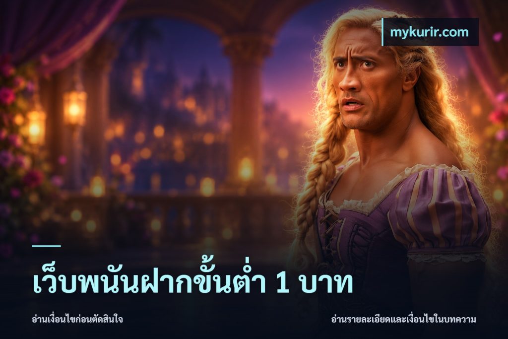 เว็บพนันฝากขั้นต่ำ 1 บาท