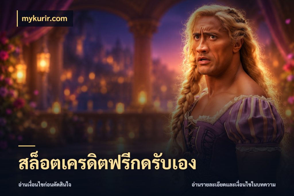 สล็อตเครดิตฟรีกดรับเอง เลือกสไตล์ความสนุกจากรูปแบบเครดิต ในมุม mykurir.com