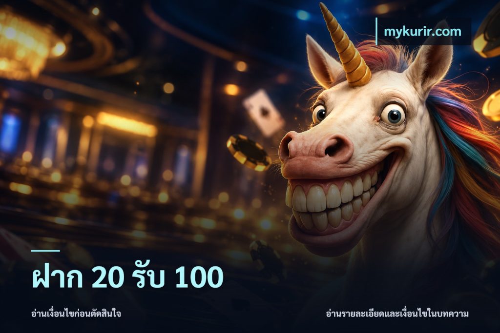 ฝาก 20 รับ 100