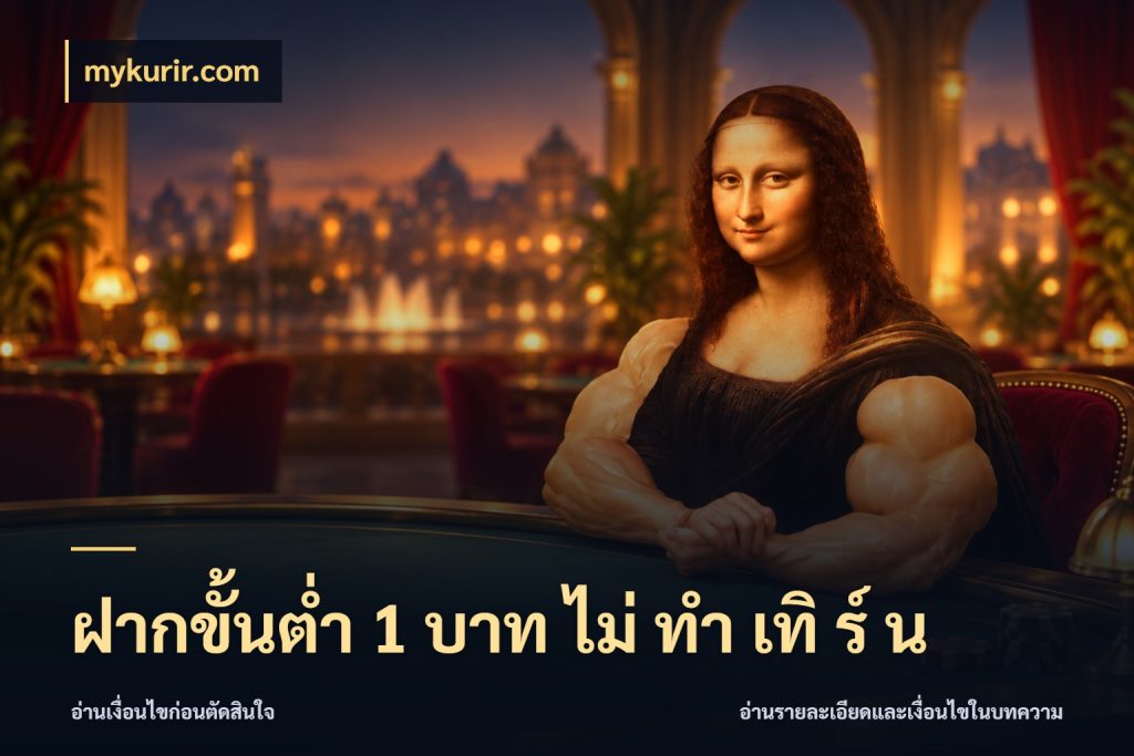 ฝากขั้นต่ำ 1 บาท ไม่ ทำ เทิ ร์ น mykurir.com มุมสนุกของคนที่กำหนดขอบเขตตัวเอง