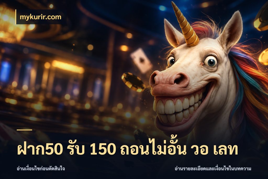 ฝาก50 รับ 150 ถอนไม่อั้น วอ เลท สนุกกับตัวเลือกโปรในสไตล์ของคุณ ในมุม mykurir.com