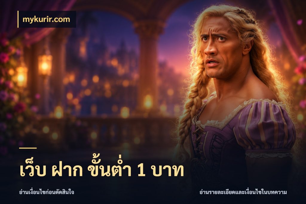 เว็บ ฝาก ขั้นต่ำ 1 บาท เปิดมุมยอดเริ่มต้นสำหรับคนชอบเกม กับ mykurir.com