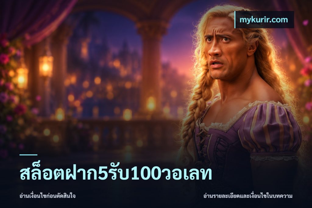สล็อตฝาก5รับ100วอเลท