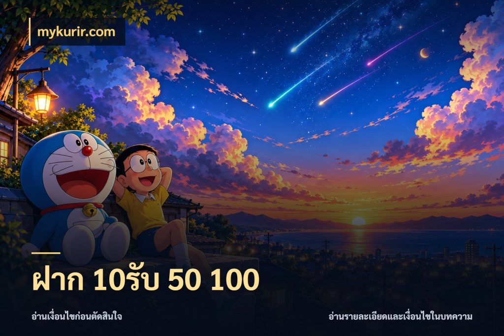 ฝาก 10รับ 50 100 mykurir.com จับประเด็นยอดรับก่อนเลือกความสนุก