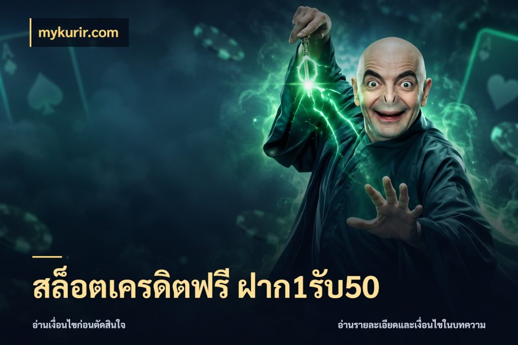 สล็อตเครดิตฟรี ฝาก1รับ50 รูปแบบโบนัสกับสิทธิ์ของสายเกม ในมุม mykurir.com
