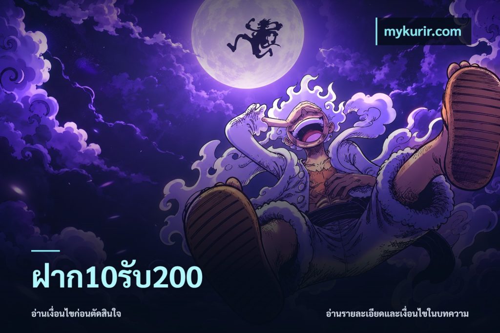 ฝาก10รับ200