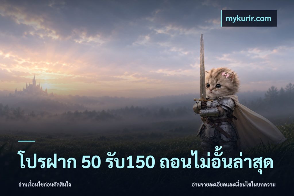 โปรฝาก 50 รับ150 ถอนไม่อั้นล่าสุด