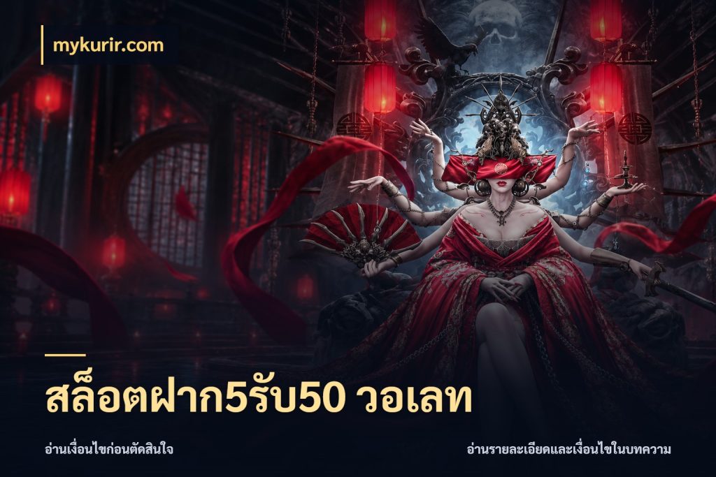 สล็อตฝาก5รับ50 วอเลท โปรยอดรับที่สายเกมสนใจ กับ mykurir.com