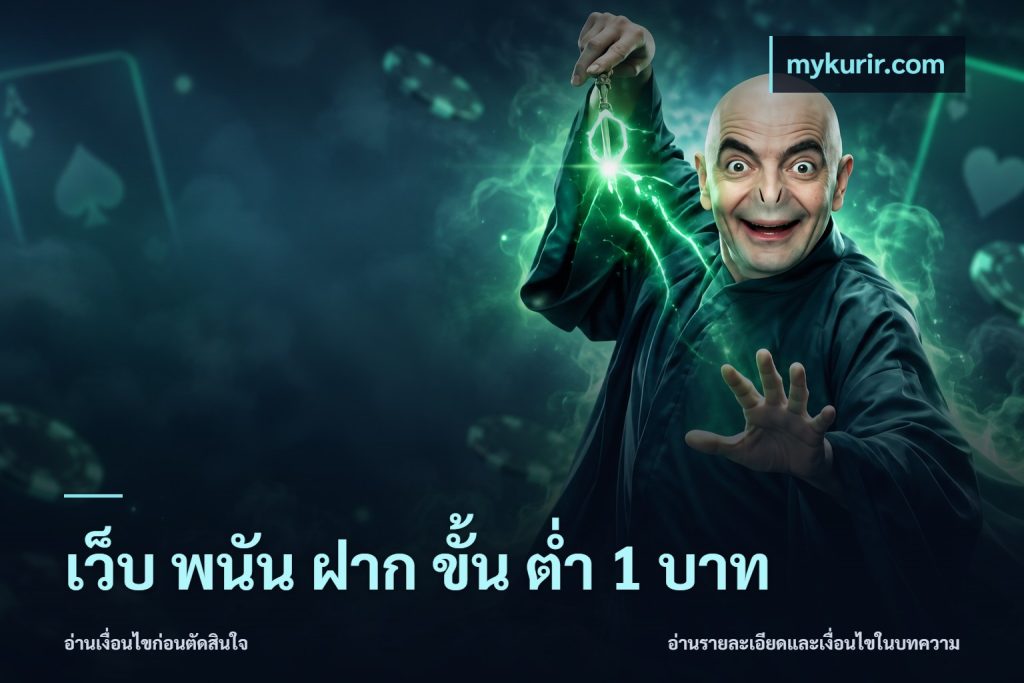 เว็บ พนัน ฝาก ขั้น ต่ำ 1 บาท