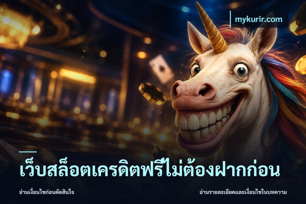 เว็บสล็อตเครดิตฟรีไม่ต้องฝากก่อน