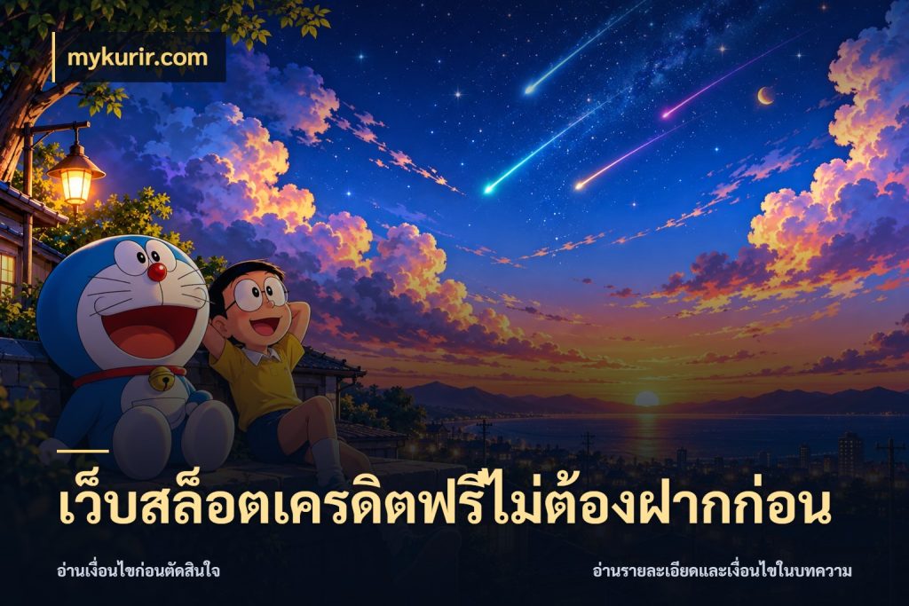 เว็บสล็อตเครดิตฟรีไม่ต้องฝากก่อน จับมุมเด่นของเครดิตฟรีให้ตรงใจ กับ mykurir.com