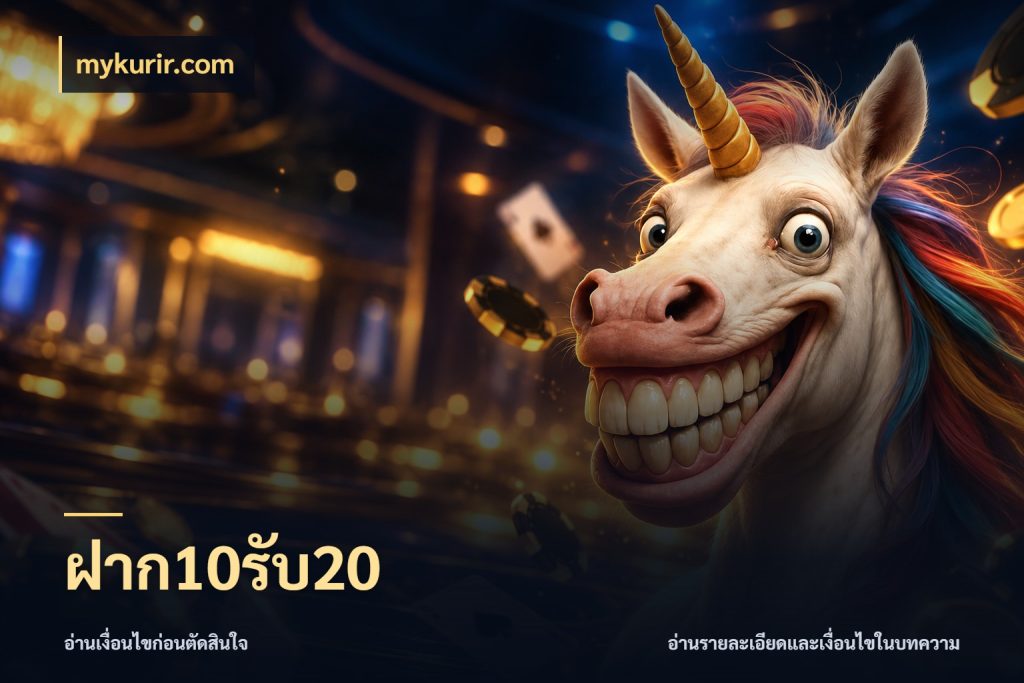 ฝาก10รับ20 จับประเด็นยอดรับก่อนเลือกความสนุก กับ mykurir.com