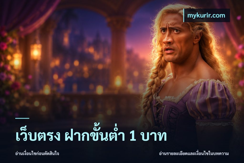 เว็บตรง ฝากขั้นต่ำ 1 บาท