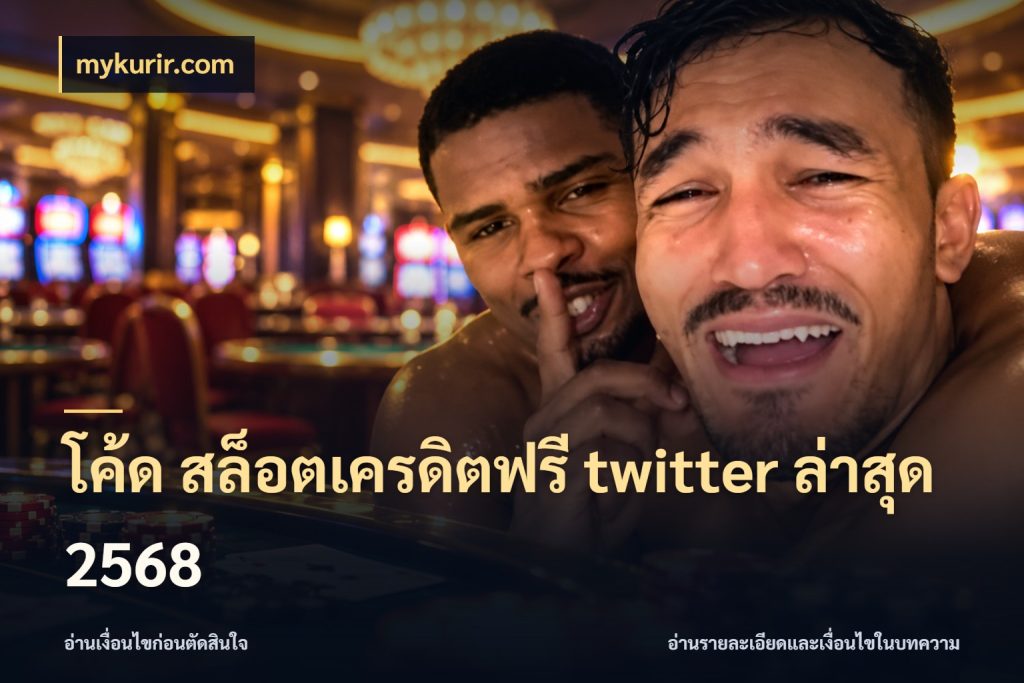 โค้ด สล็อตเครดิตฟรี twitter ล่าสุด 2568 mykurir.com ชนิดเครดิตกับสิทธิ์ที่คุณอยากรู้