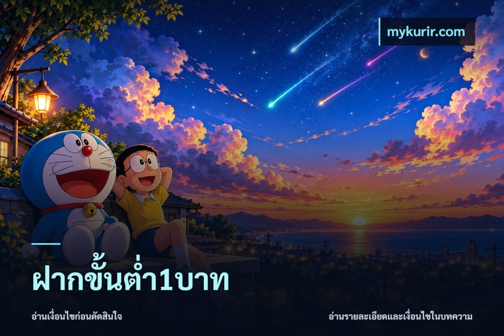 ฝากขั้นต่ำ1บาท