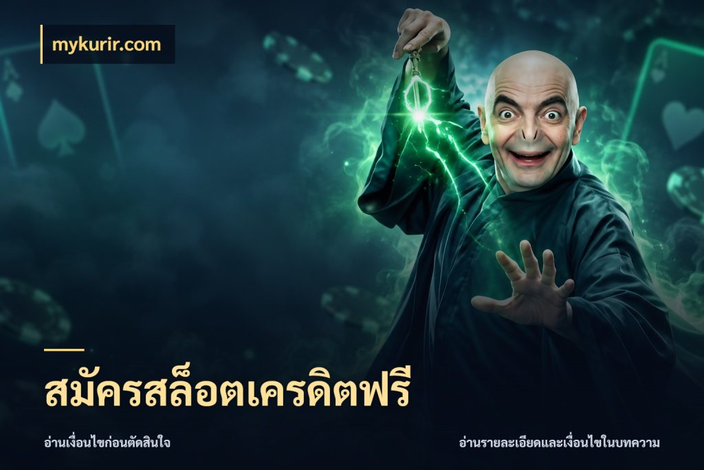สมัครสล็อตเครดิตฟรี เปิดประเด็นเครดิตฟรีสำหรับคนชอบลุ้น สไตล์ mykurir.com