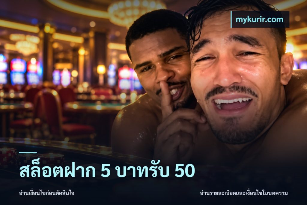 สล็อตฝาก 5 บาทรับ 50