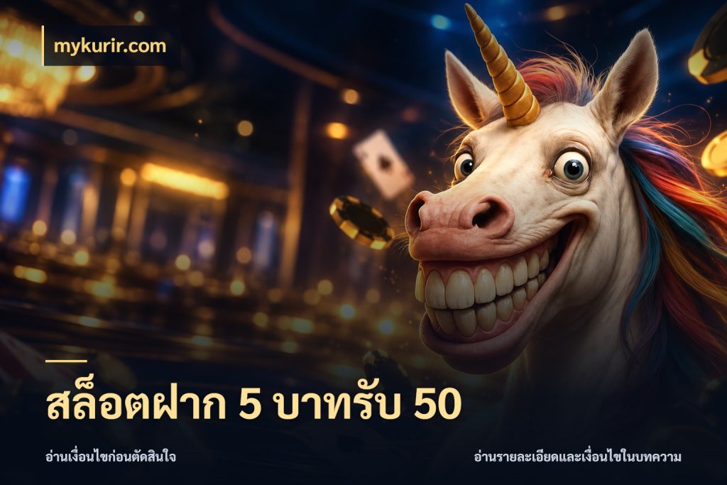 สล็อตฝาก 5 บาทรับ 50 จับคู่โบนัสกับสไตล์เกมที่ชอบ สไตล์ mykurir.com