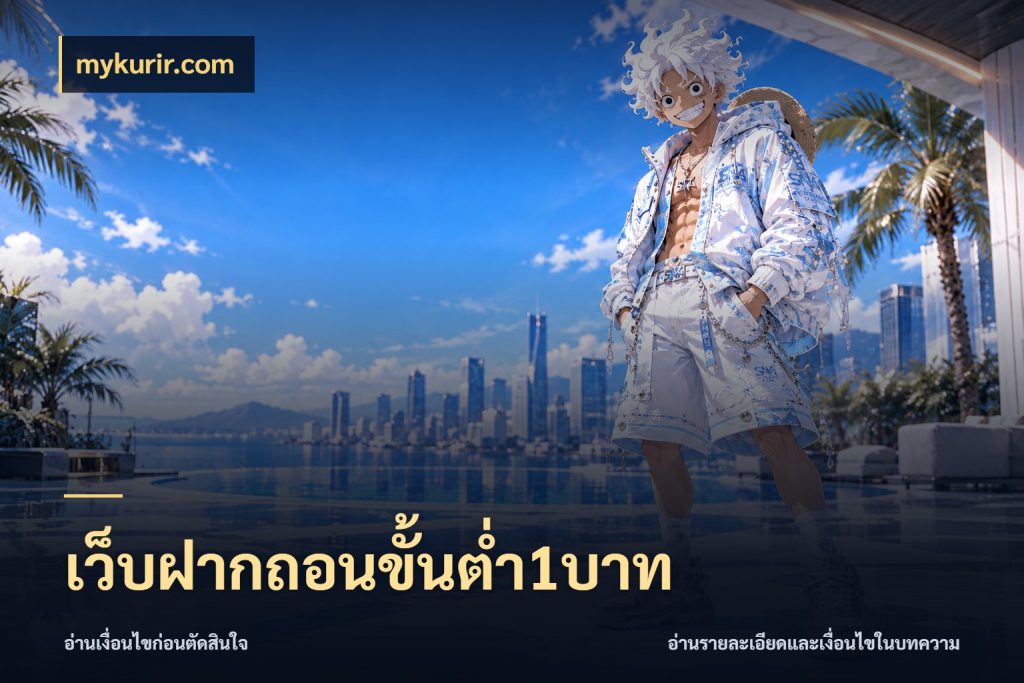 เว็บฝากถอนขั้นต่ำ1บาท รู้จักจำนวนแต่ละแบบก่อนเลือกเกม กับ mykurir.com