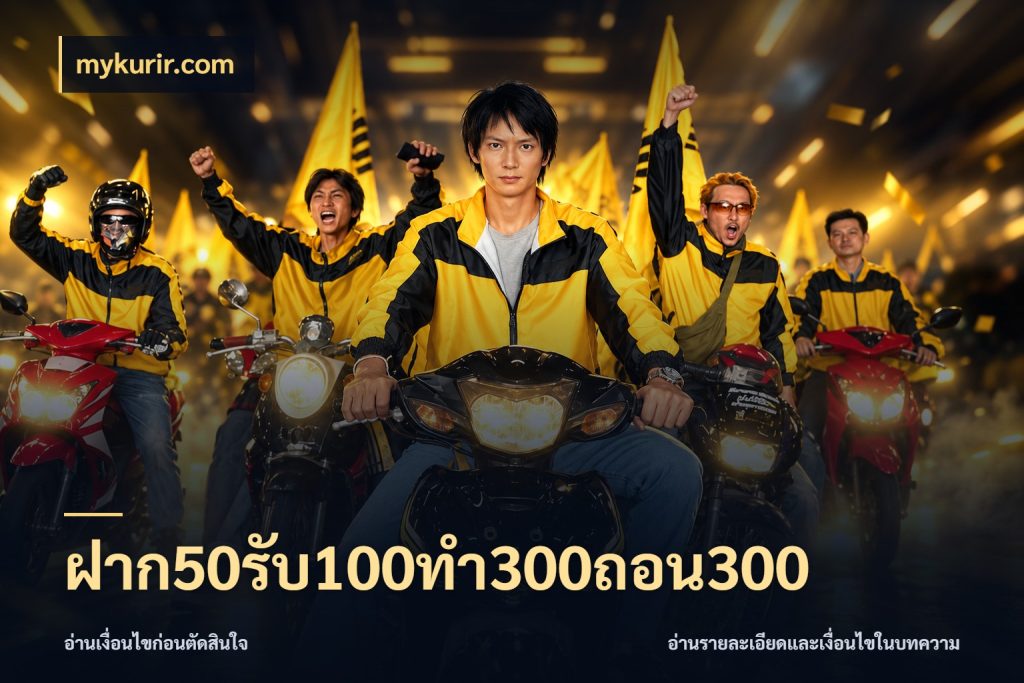 ฝาก50รับ100ทํา300ถอน300 mykurir.com สนุกกับตัวเลือกโปรในสไตล์ของคุณ
