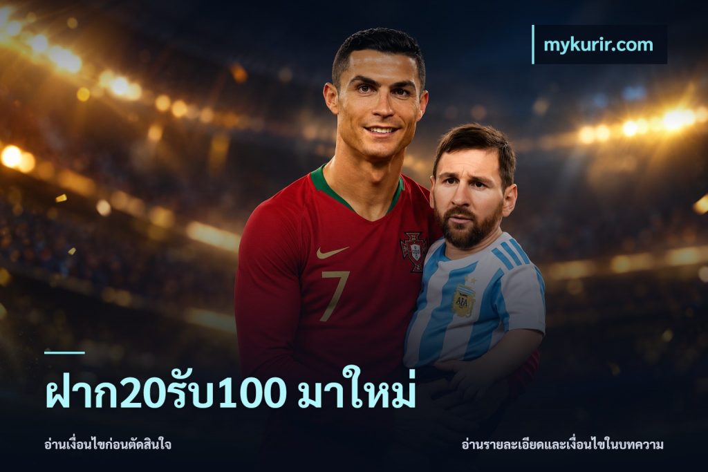 ฝาก20รับ100 มาใหม่