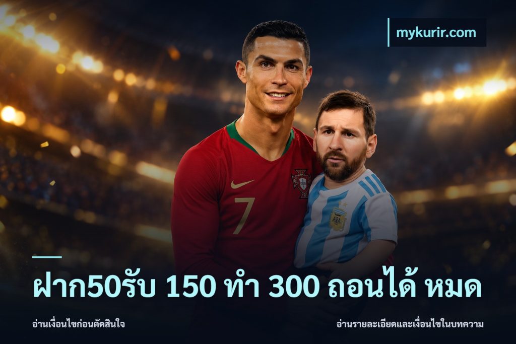 ฝาก50รับ 150 ทำ 300 ถอนได้ หมด