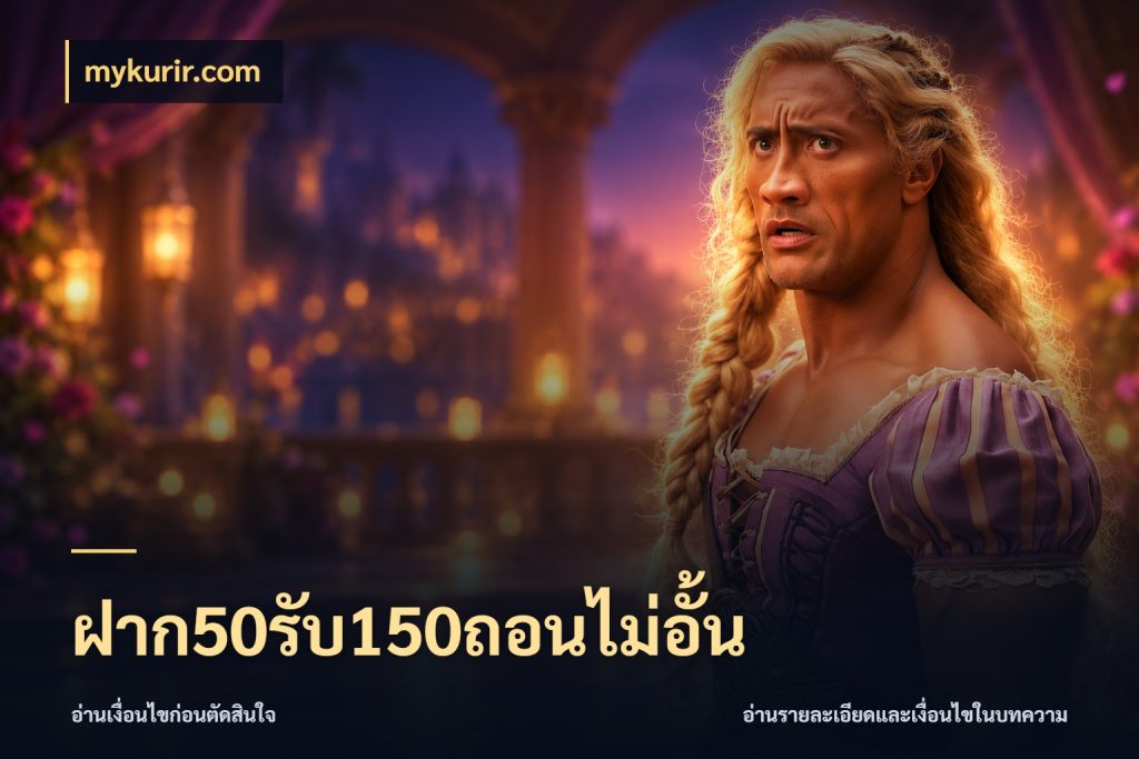 ฝาก50รับ150ถอนไม่อั้น สีสันของโปรฝากและยอดรับ กับ mykurir.com