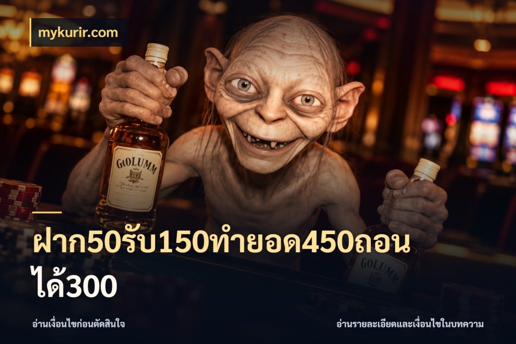 ฝาก50รับ150ทำยอด450ถอนได้300 mykurir.com รูปแบบโบนัสกับสิทธิ์ของสายเกม