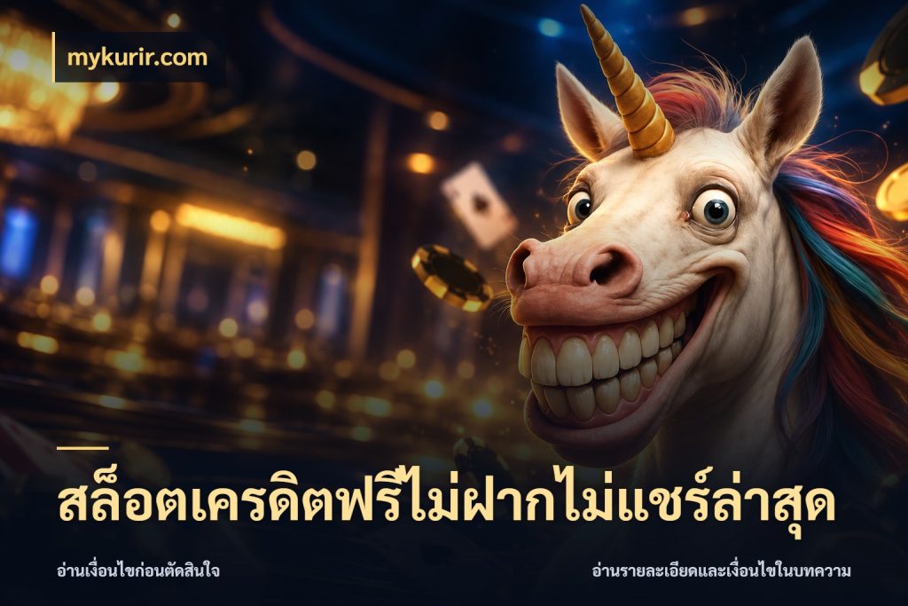 สล็อตเครดิตฟรีไม่ฝากไม่แชร์ล่าสุด mykurir.com รู้จักยอดและขอบเขตของเครดิตฟรี