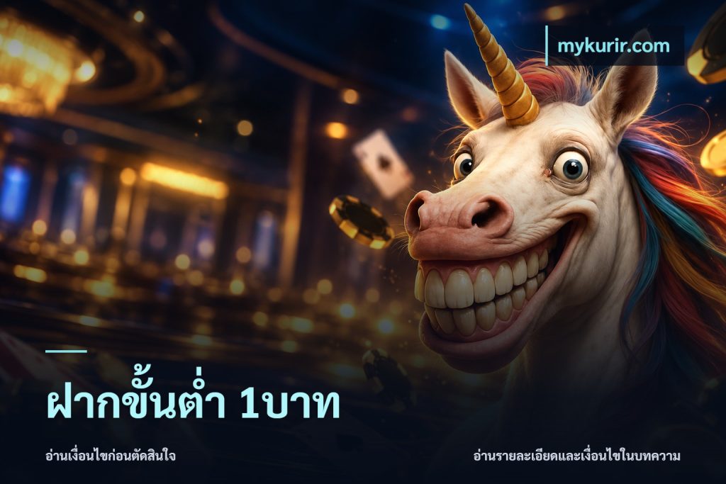 ฝากขั้นต่ำ 1บาท