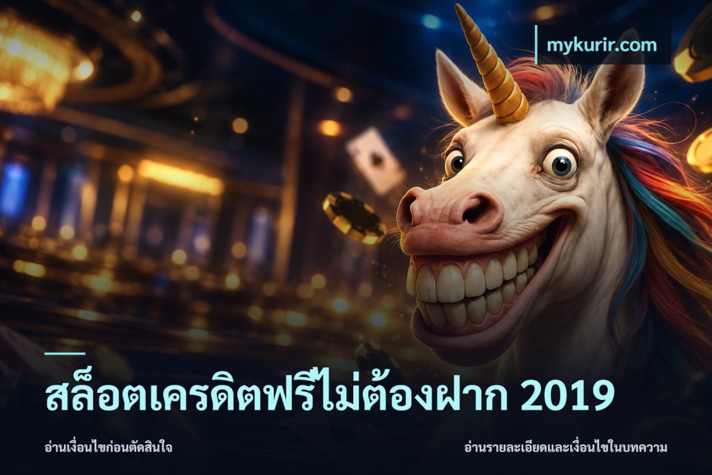 สล็อตเครดิตฟรีไม่ต้องฝาก 2019