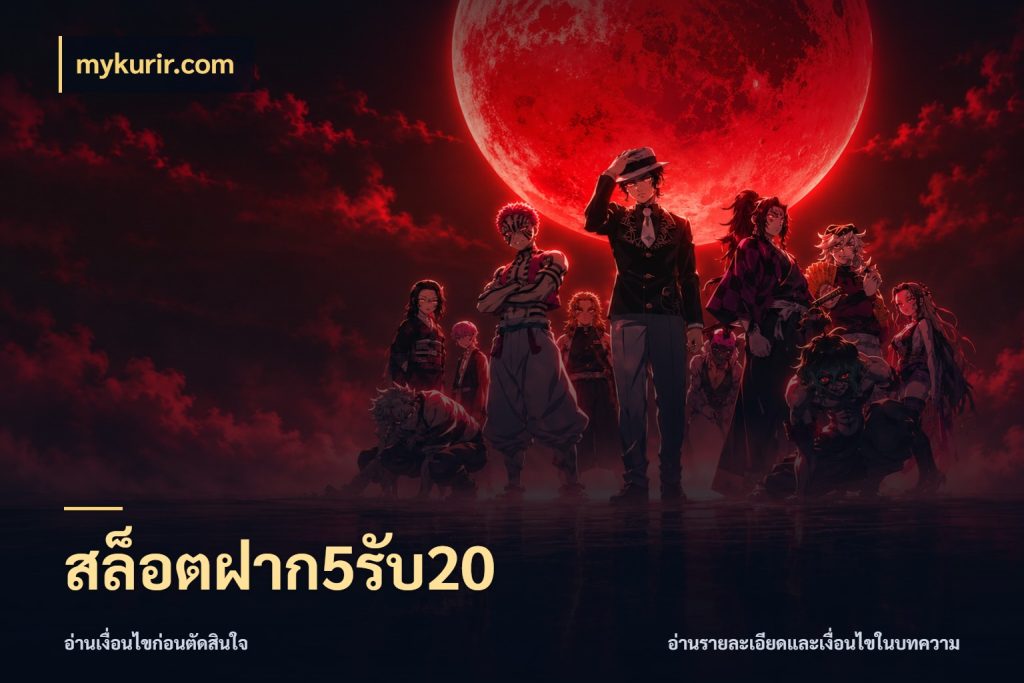 สล็อตฝาก5รับ20 สายโบนัสเลือกจังหวะสนุกได้อย่างไร ในมุม mykurir.com