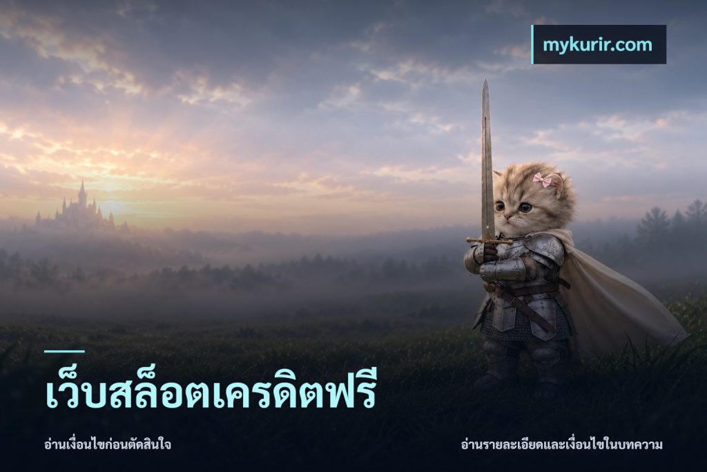 เว็บสล็อตเครดิตฟรี