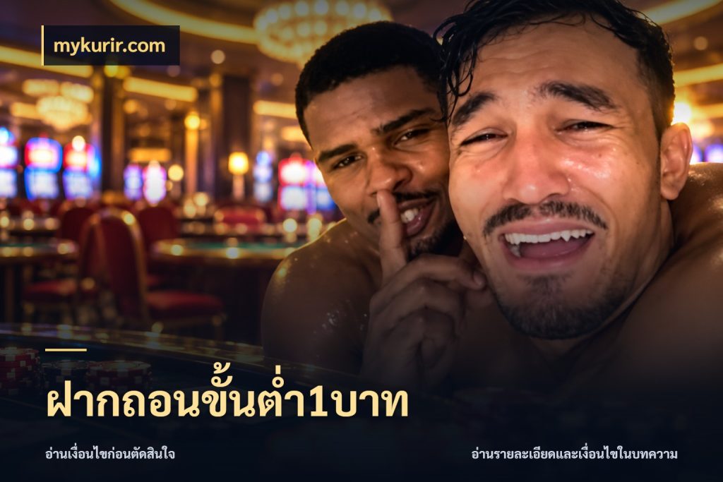 ฝากถอนขั้นต่ำ1บาท เปิดมุมยอดเริ่มต้นสำหรับคนชอบเกม ในมุม mykurir.com