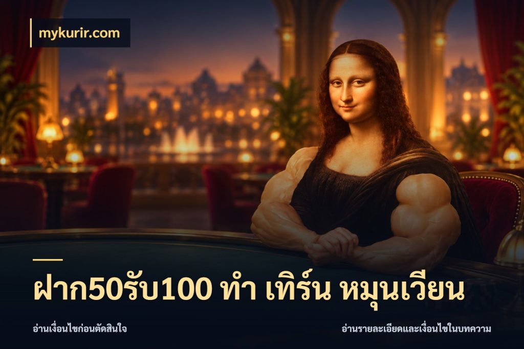 ฝาก50รับ100 ทํา เทิร์น หมุนเวียน จุดเด่นของเครดิตที่คนชอบเกมอยากรู้ กับ mykurir.com